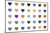 Polka Hearts-Gerry Baptist-Mounted Giclee Print