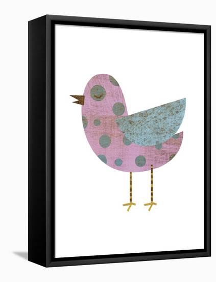 Polkadot-John W Golden-Framed Stretched Canvas