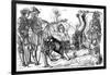 Pollaiuolo's 'Combat of Centaurs, 1882-Antonio Del Pollaiuolo-Framed Giclee Print