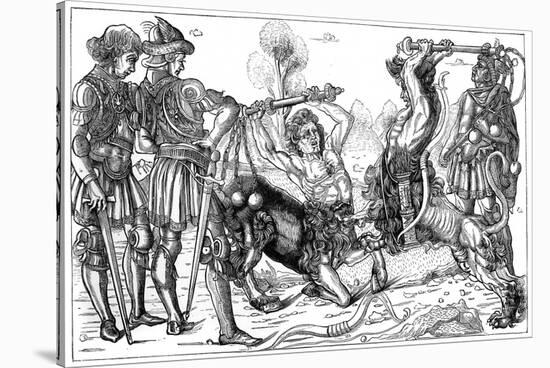 Pollaiuolo's 'Combat of Centaurs, 1882-Antonio Del Pollaiuolo-Stretched Canvas