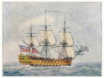 Warship of the British Navy-Pollard-Framed Art Print