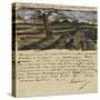 Pollard Willown (Saule Tetard). Letter to Theo Van Gogh Par Gogh, Vincent, Van (1853-1890). Waterco-Vincent van Gogh-Stretched Canvas