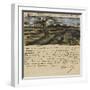 Pollard Willown (Saule Tetard). Letter to Theo Van Gogh Par Gogh, Vincent, Van (1853-1890). Waterco-Vincent van Gogh-Framed Giclee Print