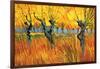 Pollard Willows at Sunset-Vincent van Gogh-Framed Art Print