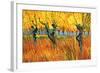 Pollard Willows at Sunset-Vincent van Gogh-Framed Art Print