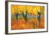 Pollard Willows at Sunset-Vincent van Gogh-Framed Art Print