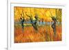 Pollard Willows at Sunset-Vincent van Gogh-Framed Premium Giclee Print