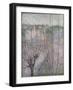 Pollarded Trees, Ashford, 1914 (Oil on Canvas)-James Brown-Framed Giclee Print