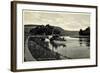 Polle Oberweser, Blick Auf Den Ort, Dampfer-null-Framed Giclee Print