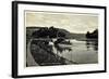 Polle Oberweser, Blick Auf Den Ort, Dampfer-null-Framed Giclee Print