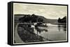 Polle Oberweser, Blick Auf Den Ort, Dampfer-null-Framed Stretched Canvas