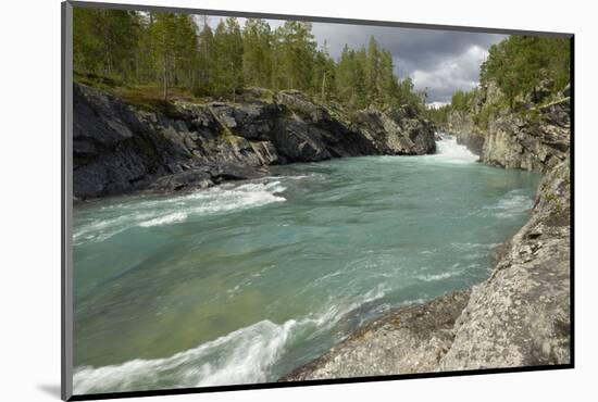 Pollfoss Waterfall, Otta River, Oppland, Norway, Scandinavia, Europe-Gary Cook-Mounted Photographic Print