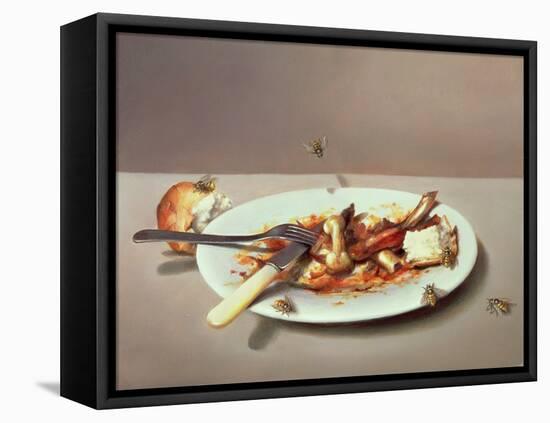 Pollo Alla Diavolo, 1982-Lincoln Taber-Framed Stretched Canvas