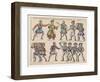 Pollock's Characters in Black Beard the Pirate-B. Pollock-Framed Art Print