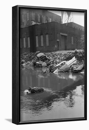 Polluted Waters of the Bronx River-Philip Gendreau-Framed Photographic Print