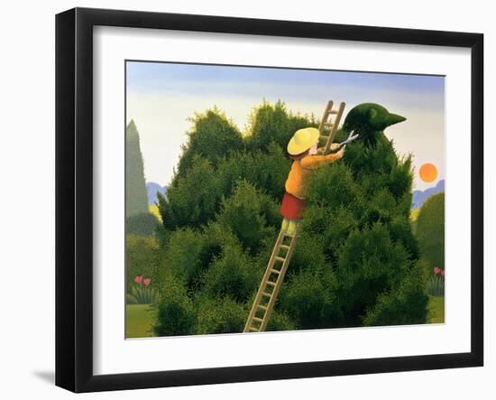 Polly and the Privet Bird-Reg Cartwright-Framed Giclee Print