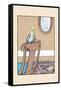 Polly Parrot on the Chair-Julia Dyar Hardy-Framed Stretched Canvas