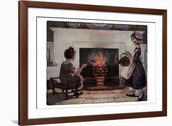 Polly Put in the Kettle-Jesse Willcox Smith-Framed Premium Giclee Print