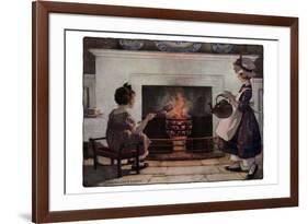 Polly Put in the Kettle-Jesse Willcox Smith-Framed Premium Giclee Print