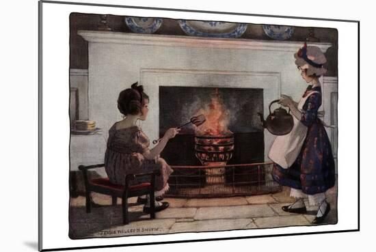 Polly Put in the Kettle-Jesse Willcox Smith-Mounted Art Print
