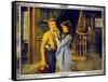 POLLYANNA, l-r: Howard Ralston, Mary Pickford on lobbycard, 1920.-null-Framed Stretched Canvas
