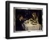 POLLYANNA, right: Mary Pickford on lobbycard, 1920.-null-Framed Art Print