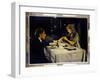 POLLYANNA, right: Mary Pickford on lobbycard, 1920.-null-Framed Art Print