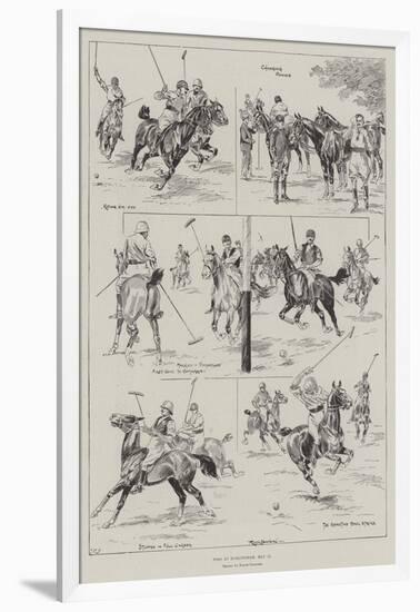 Polo at Hurlingham, 11 May-Ralph Cleaver-Framed Giclee Print