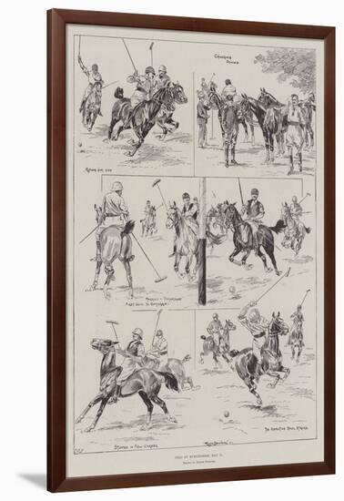 Polo at Hurlingham, 11 May-Ralph Cleaver-Framed Giclee Print