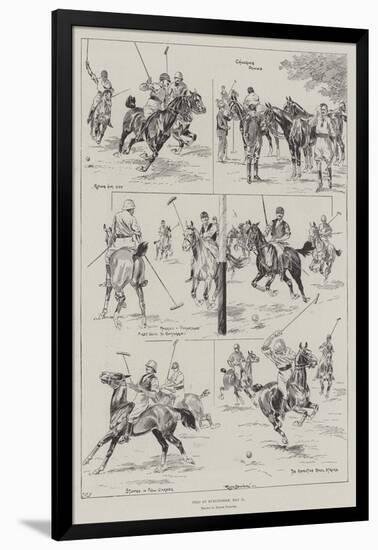 Polo at Hurlingham, 11 May-Ralph Cleaver-Framed Giclee Print