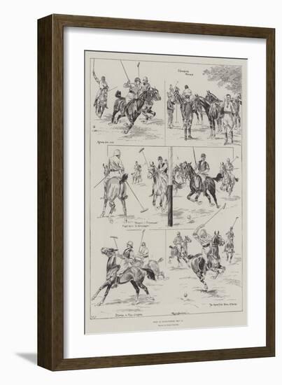 Polo at Hurlingham, 11 May-Ralph Cleaver-Framed Giclee Print