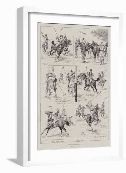 Polo at Hurlingham, 11 May-Ralph Cleaver-Framed Giclee Print