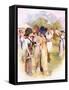 Polo at Hurlingham 1911-null-Framed Stretched Canvas