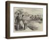 Polo at Hurlingham before the Prince and Princess of Wales-null-Framed Giclee Print