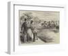 Polo at Hurlingham before the Prince and Princess of Wales-null-Framed Giclee Print