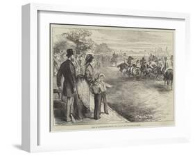 Polo at Hurlingham before the Prince and Princess of Wales-null-Framed Giclee Print