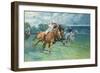 Polo at Hurlingham, the Westchester Cup, 1936-Gilbert Holiday-Framed Giclee Print