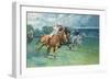 Polo at Hurlingham, the Westchester Cup, 1936-Gilbert Holiday-Framed Giclee Print