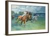 Polo at Hurlingham, the Westchester Cup, 1936-Gilbert Holiday-Framed Giclee Print