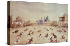 Polo at Isfahan-null-Stretched Canvas