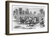 Polo at Jerome Park, 1876-null-Framed Giclee Print