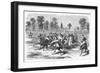 Polo at Jerome Park, 1876-null-Framed Giclee Print