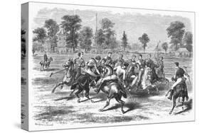 Polo at Jerome Park, 1876-null-Stretched Canvas