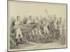 Polo at Munnipoor, the Calcutta Polo Club-null-Mounted Giclee Print