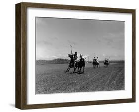 Polo Game in Progress at the Canlubang Sugarcane Plantation-Carl Mydans-Framed Photographic Print