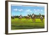 Polo Game-null-Framed Art Print