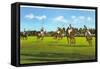 Polo Game-null-Framed Stretched Canvas