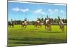 Polo Game-null-Mounted Art Print