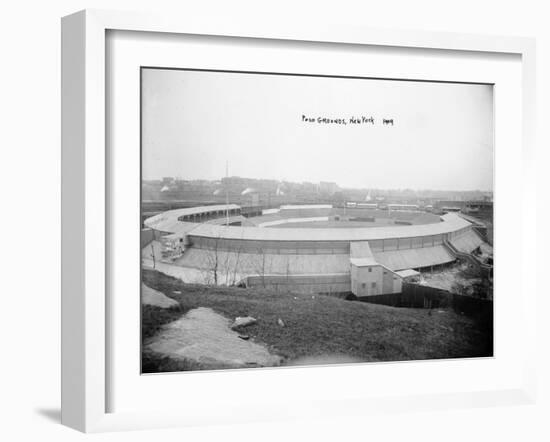 Polo Grounds, NY Giants, Baseball Photo - New York, NY-Lantern Press-Framed Art Print