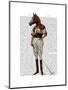 Polo Horse Full-Fab Funky-Mounted Art Print